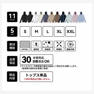 ラッシュガード レディース 長袖 パーカー u...の詳細画像2