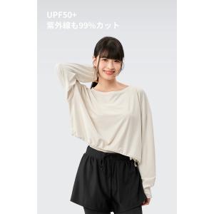 ラッシュガード レディース 長袖 シャツ tシ...の詳細画像5