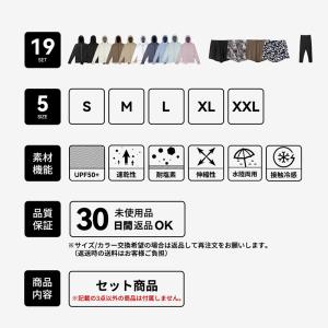 水着 レディース ラッシュガード 上下 セット...の詳細画像2