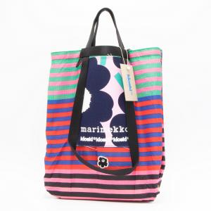 マリメッコ marimekko トートバッグ Funny Tote Tasaraita ファニートー...