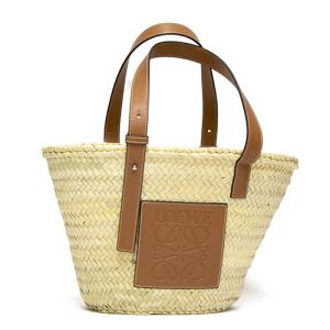 【2021年春夏新作】 ロエベ LOEWE かごバッグ ナチュラル/タン BASKET BAG バスケットバッグ 327.02.S92 2435 NATURAL/TAN