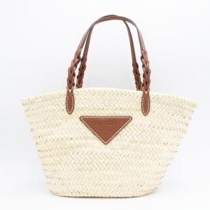 22年春夏新作 プラダ Prada トートバッグ かごバッグ ベージュ コニャック 1bg314 2dij F0a5t Ooo Palmito Vitello Naturale Cognac ブランドショップgrande Tokyo 通販 Yahoo ショッピング