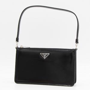 プラダ PRADA ショルダーバッグ ブラッシュドレザー ブラック 1BC155 ZO6 F0002 OOM SPAZZOLATO NERO｜grande-tokyo