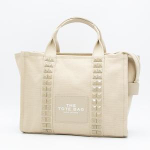 マークジェイコブス MARC JACOBS トートバッグ ベージュ THE STUDDED CANVAS SMALL TOTE BAG H071M12FA22 260 BEIGE｜grande-tokyo