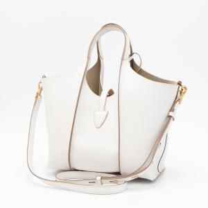 トッズ TODS トートバッグ ミニ ホワイト...の詳細画像1
