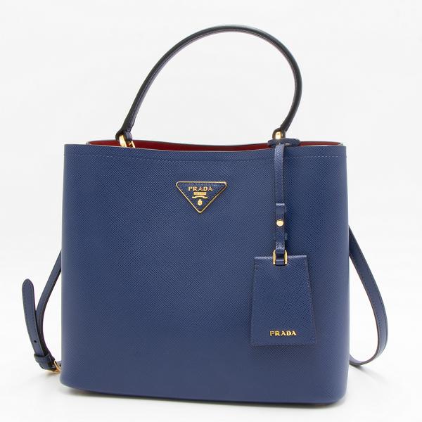 プラダ PRADA 2WAYショルダーバッグ(2WAY仕様) ブルー/レッド 1BA211 2ERX...