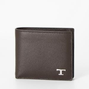 【クーポン有り】トッズ TOD'S 2つ折り財布(小銭入れ付き) ブラウン XAMTSYBB300UGA S810