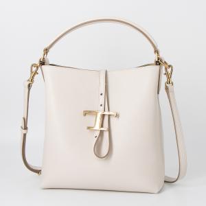 トッズ TOD'S トートバッグ(2WAY仕様) バケットバッグ ミニ Tタイムレス ホワイト T TIMELESS XBWTSEK0100XSO B015 WHITE