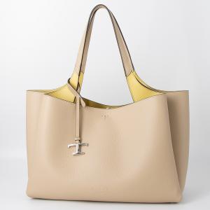 トッズ TOD'S トートバッグ ミディアム Tタイムレス ベージュ T TIMELESS XBWAPAF9300QRI 4L63 BEIGE