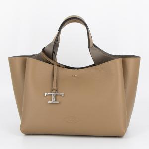 トッズ TOD'S トートバッグ(2WAY仕様) ミニ Tタイムレス ブラウン T TIMELESS XBWAPAFL100QRI 6L31 BROWN