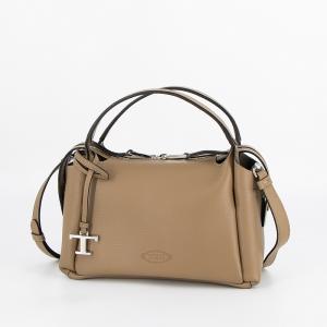 トッズ TOD'S トートバッグ(2WAY仕様) ハンドバッグ ミニ T TIMELESS XBWAPAU0100QRI 6L31 BROWN