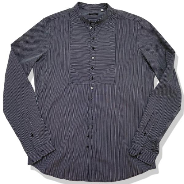 IMPERIAL （インペリアル） メンズ イタリア 新作 ピンストライプ切り替えデザイン ブザムシ...