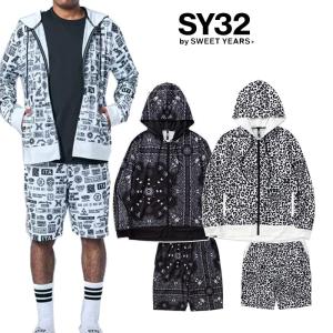 新作 SY32 ラッシュガード グラフィック エスワイサーティトゥ by SWEET YEARS メンズ セットアップ sy32 RASH プール マリンスポーツ アウトドア レジャー