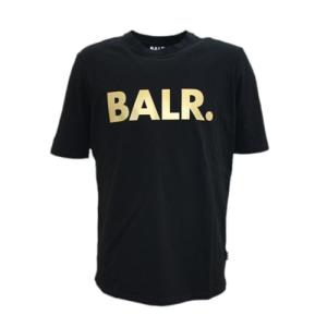 BALR. ボーラー balr. メンズ 半袖 Ｔシャツ ゴールドロゴ ブラック
