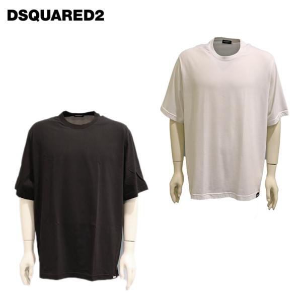 DSQUARED2 ディースクエアード Ｄ2 メンズ オーバーサイズ 半袖Tシャツ アンダーウェアー...