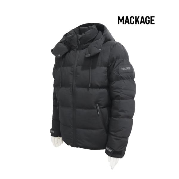 マッカージュ メンズ ダウンジャケット ストレッチダウン MACKAGE ブラック  SAMUEL-...