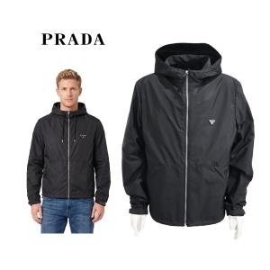 プラダ PRADA メンズ Re-Nylon ジャケット アウター ナイロンジャケット ブラック SGC220_1WQ9_F0002