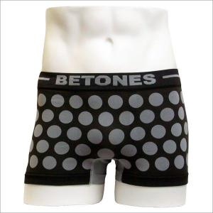 【ブランドアンダーウェア】ボクサーパンツ BETONES（ビトーンズ）/032：BETONES BUBBLE TA001 グレー｜grandepants