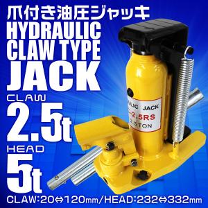 今野製作所 爪付ジャッキ 爪5t 頭部10t 爪ロング E-100L 爪長さ75mm