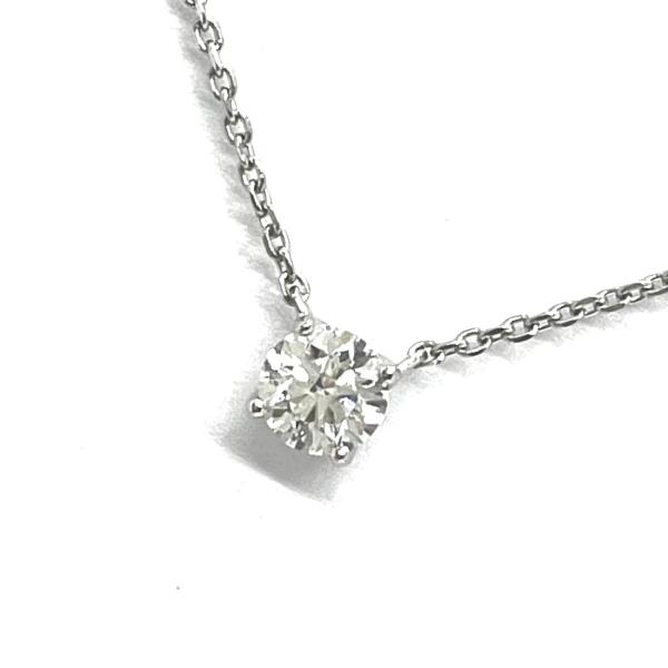 4℃ / ヨンドシー ダイヤネックレス　 0.215ct 　Pt850　一粒ダイヤモンド　ペンダント...