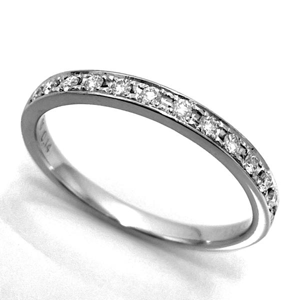 TASAKI / タサキ　スぺランザ ハーフエタニティ ダイヤリング　Pt950　0.14ct　14...