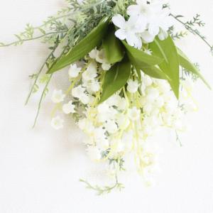 すずらん スズラン ミニリース 壁掛け スワッ...の詳細画像2