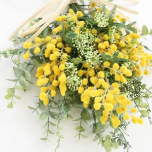 ミモザ リース スワッグリース リース 造花 ...の詳細画像3