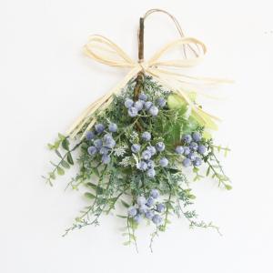 ベリー スワッグリース 造花 アーティフィシャ...の詳細画像1
