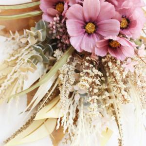 SALE 秋リース 秋桜 コスモス スワッグリ...の詳細画像4