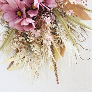 SALE 秋リース 秋桜 コスモス スワッグリ...の詳細画像5