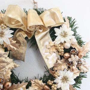 クリスマスリース 直径約23cm 送料無料 ア...の詳細画像3