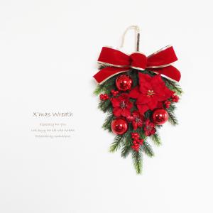 クリスマスリース 送料無料 スワッグリース : グランドグルー - 通販