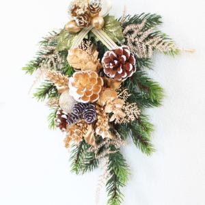 クリスマスリース スワッグ 玄関飾り 送料無料...の詳細画像3