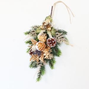 クリスマスリース スワッグ 玄関飾り 送料無料...の詳細画像5