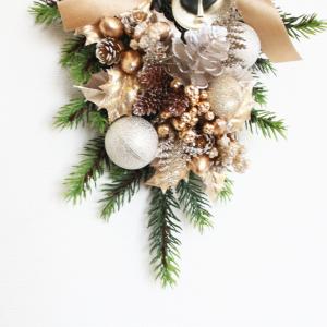 クリスマスリース スワッグ 玄関飾り 送料無料...の詳細画像4