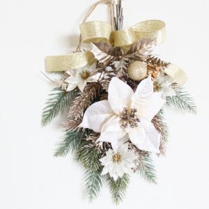クリスマスリース スワッグ 玄関飾り 送料無料...の詳細画像2