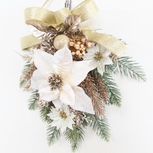 クリスマスリース スワッグ 玄関飾り 送料無料...の詳細画像3