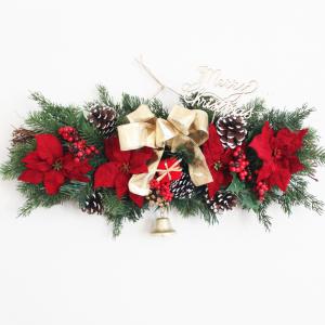 クリスマスリース 送料無料 スワッグリース : グランドグルー - 通販