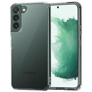 Galaxy S22 ケース Galaxy S 22 カバー クリア MIL規格耐衝撃 黄変防止 ワイヤレス充電対応 ストラップホール付［ハードPC背面 + ソフトTPUバンパー｜grandioso