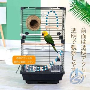 鳥籠 鳥かご インコ 大型 複数飼い 豪華ケー...の詳細画像2