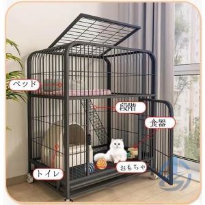 2023 猫用ケージ 大型 多頭飼い 折り畳み...の詳細画像1