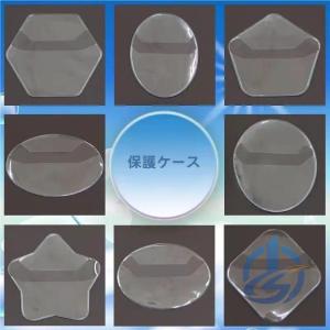 異形 楕円五芒星五角形 缶バッジカバー 収納 痛バッグ 推しキャラ ioso グッズ 10点セット 省スペース 整理整頓 多用途 使いやすい 保護 持ち運び 便利