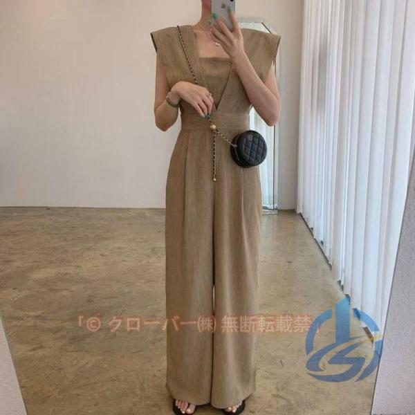 ワイドパンツ パンツ レディース 大きいサイズ 体型カバー ゆったり 春 夏 ioso 秋 シンプル...