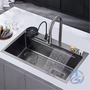 キッチンシンク 新しい ステンレス スチール フォール ウォーター バーシンク シンク カップ ioso 304 付き シャー イン ドロップ キッチン用品 調理用品