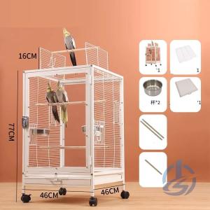 クリアアクリル鳥かご 複数飼い大型インコ ケージ セキセイインコ インコ クラ 鳥籠 カメ ioso 外寸 ペット用品 毎日のお手入れ 日常使い お出かけ 家庭用