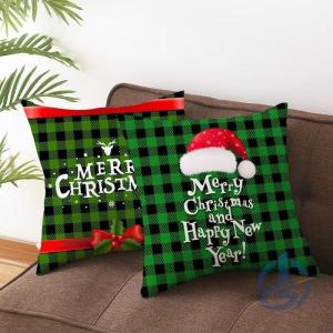 クッション カバー クリスマス 45 装飾 45cm クリスマスツリー サンタクロース パーティー ioso インテリア 雑貨 お部屋 リース 小物 車内用品 ドライブ