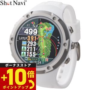 ショットナビ Shot Navi Evolve α エボルブ アルファ 腕時計型 GPS ゴルフナビ 距離測定器 ホワイト