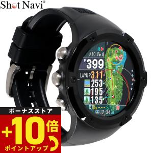 ショットナビ Shot Navi Evolve G2 エボルブ G2 腕時計型 タッチパネル ゴルフ ナビ GPS 距離計測器 ブラック