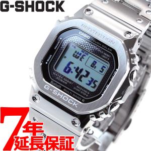 倍々+10倍！最大ポイント37倍！9月24日！G-SHOCK Gショック フルメタル シルバー 電波ソーラー カシオ GMW-B5000D-1JF