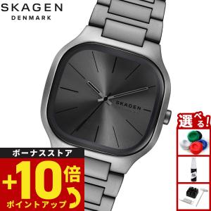 SKAGEN（スカーゲン） 腕時計 メンズ MELLEM 三針 ブラック ステンレス